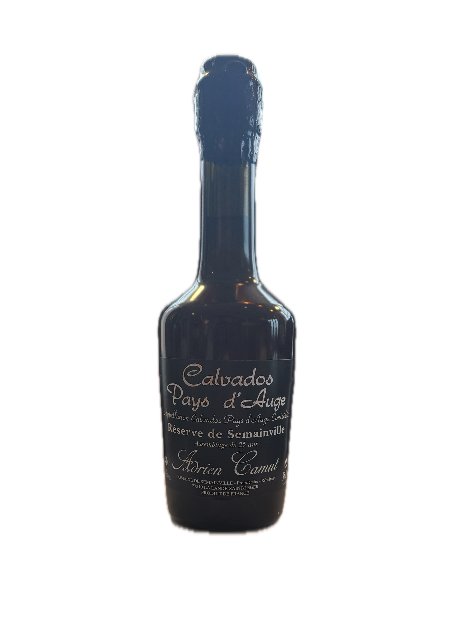 CALVADOS AOC Pays d'Auge 25 years Reserve of Semainville Camut 41%