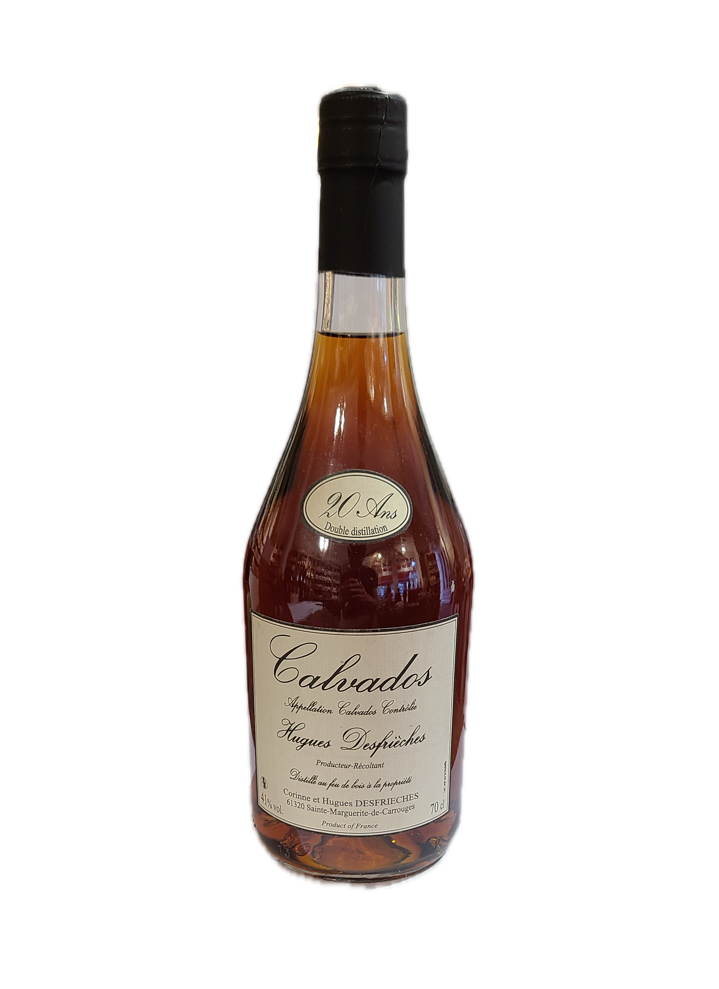 Calvados AOP - 20 ans double distillation - Hugues Desfrièches