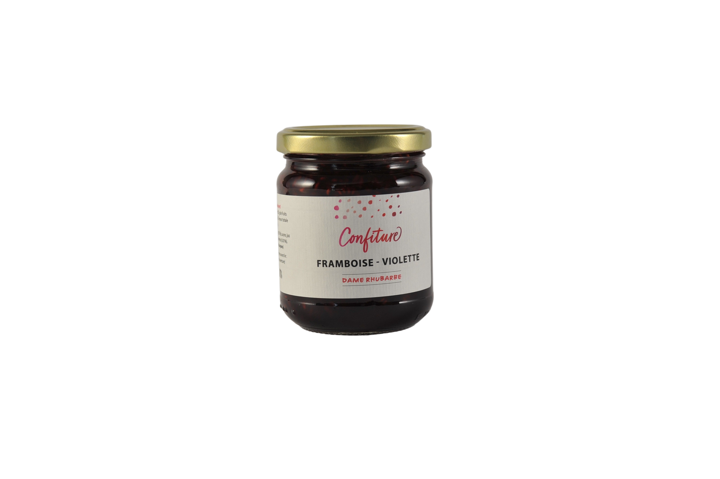 Framboise violette - Confiture 250g - Dame Rhubarbe